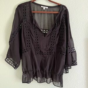 Daniel rainn boho sheer blouse
